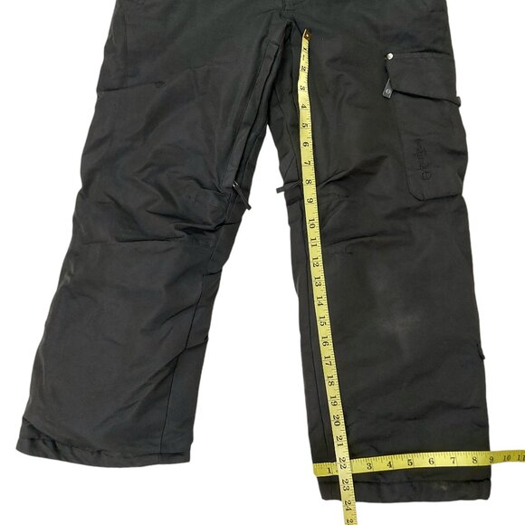 Planet Earth Snow Cargo Pants Kids Small Black Suspenders Warm Insulated Outdoor - Picture 11 of 13